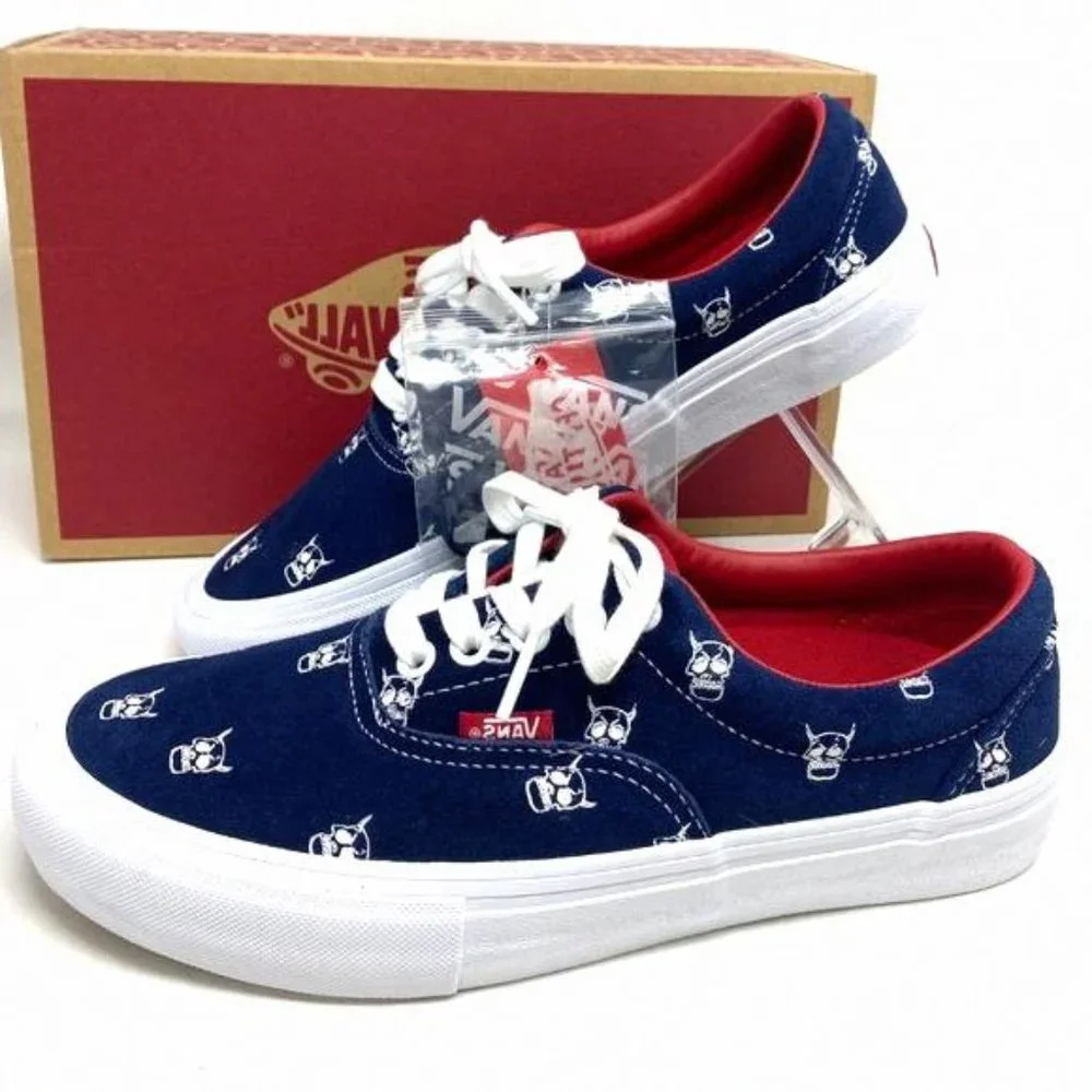 💖MEGA SALE💖VANS Era Pro Kader Sylla Halloween VN0A347L0V0 Women's Navy Suede